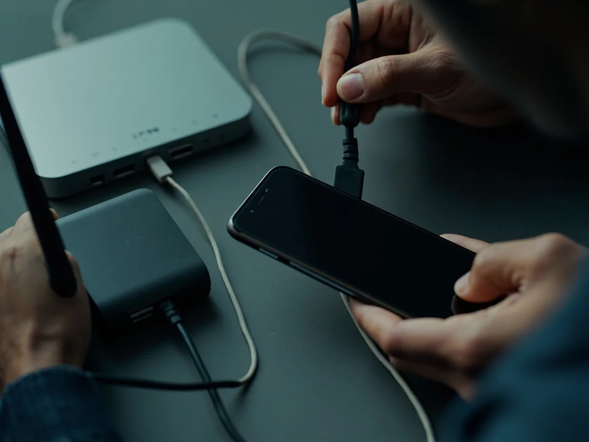Checking storage and battery state before APK install